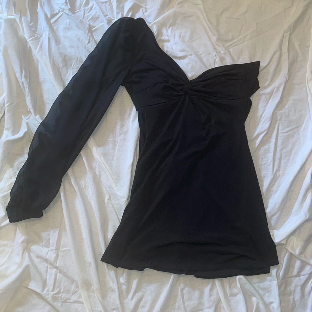 LUCY IN THE SKY | mini black party dress | Size Small